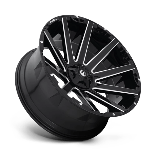 Fuel Offroad Wheels Contra D615 Gloss Black Milled 26x12 -44mm Offset 6x135,6x139.7 (6x5.5)