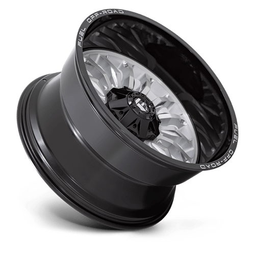 Fuel Offroad Wheels ARC D797 Silver Brushed Face W/ Milled Black Lip 22x12 -44mm Offset 8x170
