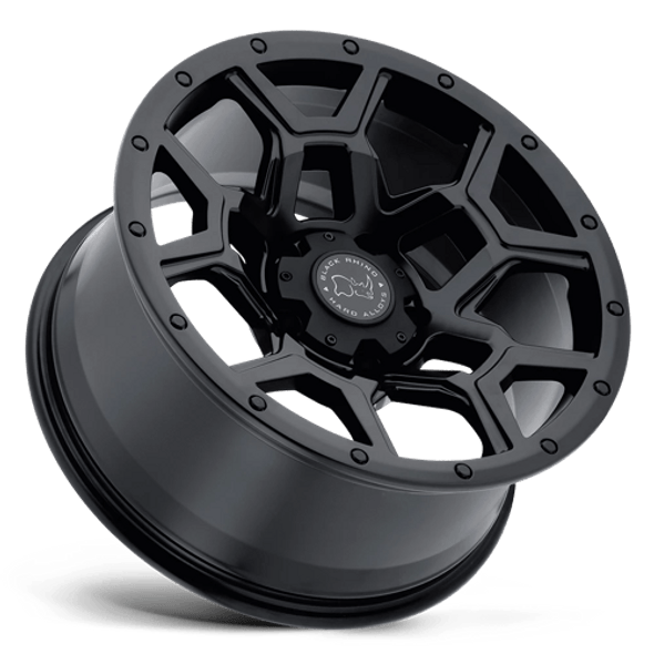 Black Rhino Wheels Overland Matte Black 17x9.5 6mm Offset 6x139.7 (6x5.5)