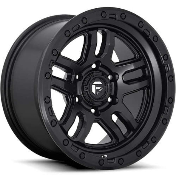 Fuel Offroad Wheels Ammo D700 Matte Black 17x9 -12mm Offset 5x127 (5x5) | Fits Jeep Wrangler 07-Up and Jeep Gladiator