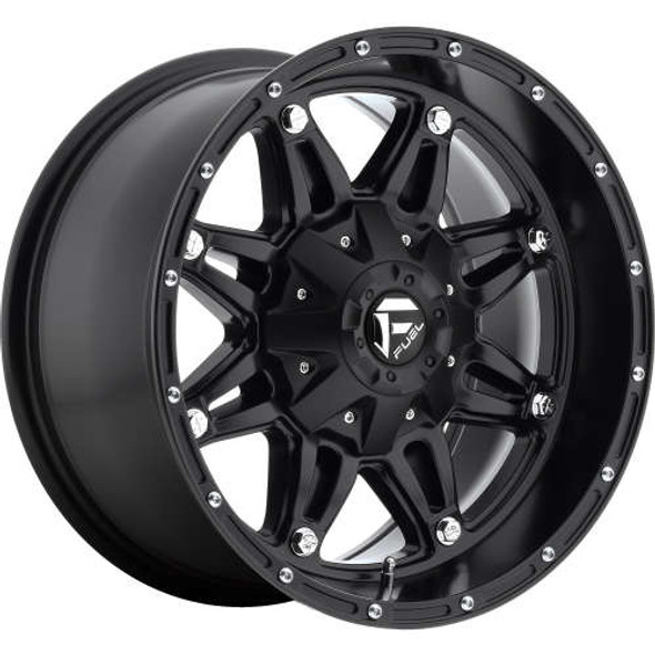 Fuel Offroad Wheels Hostage D531 Matte Black 17x9 1mm Offset 5x127 (5x5),5x135 | Fits Jeep Wrangler 07-Up and Jeep Gladiator