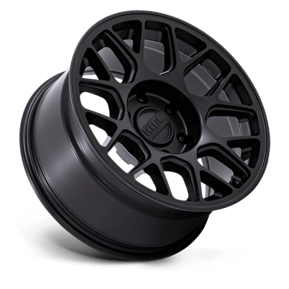 KMC Wheels Hatchet KM730 Matte Black 17x8.5 -10mm Offset 5x127 (5x5) | Fits Jeep Wrangler 07-Up and Jeep Gladiator