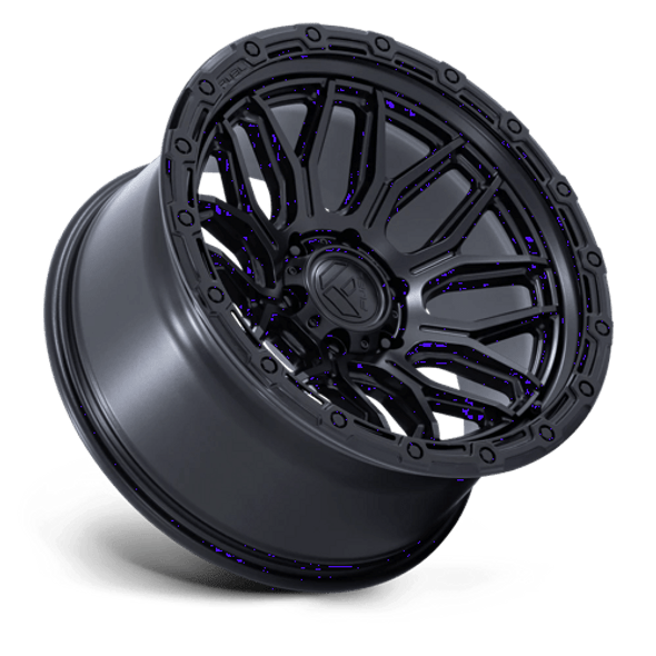 Fuel Offroad Wheels Surge FC881 Matte Black with Gloss Black Lip 17x9 20mm Offset 5x127 (5x5) | Fits Jeep Wrangler 07-Up and Jeep Gladiator