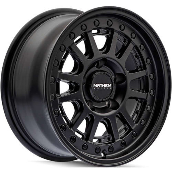 Mayhem Wheels Compass 8305 Matte Black 18x9 0mm Offset 5x127 (5x5) | Fits Jeep Wrangler 07-Up and Jeep Gladiator