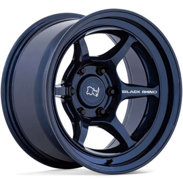 Black Rhino Wheels Shogun BR011 Gloss Midnight Blue 17x8.5 -10mm Offset 5x127 (5x5) | Fits Jeep Wrangler 07-Up and Jeep Gladiator