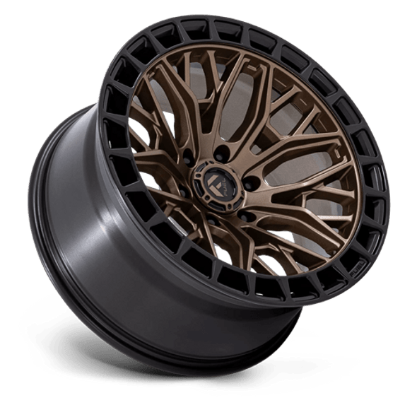 Fuel Offroad Wheels Sigma FC869 Matte Bronze Matte Black Lip 17x9 -12mm Offset 5x127 (5x5) | Fits Jeep Wrangler 07-Up and Jeep Gladiator