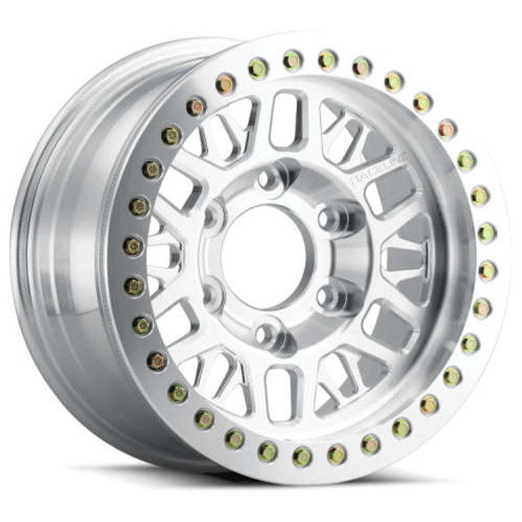 Raceline Wheels Ryno Forged RT951F Machined Raw 17x9 -12mm Offset 5x127 (5x5) | Fits Jeep Wrangler 07-Up and Jeep Gladiator