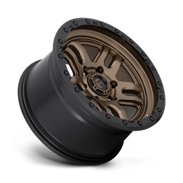 Fuel Offroad Wheels Ammo D702 Matte Bronze Black Bead Ring 17x9 -12mm Offset 5x127 (5x5) | Fits Jeep Wrangler 07-Up and Jeep Gladiator Fuel Offroad Wheels Ammo D702 Matte Bronze Black Bead Ring 17x9 -12mm Offset 5x127 (5x5) | Fits Jeep Wrangler 07-Up and Jeep Gladiator