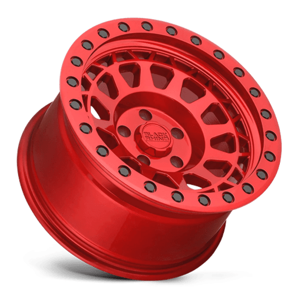 Black Rhino Wheels Primm Candy Red with Black Bolts 17x9 0mm Offset 5x127 (5x5) | Fits Jeep Wrangler 07-Up and Jeep Gladiator