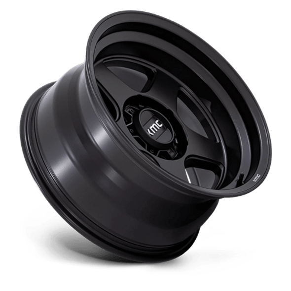KMC Wheels Lobo KM728 Matte Black 17x8.5 -10mm Offset 5x127 (5x5) | Fits Jeep Wrangler 07-Up and Jeep Gladiator