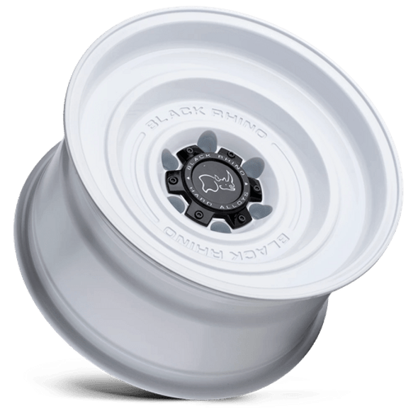Black Rhino Wheels Solid Gloss White 17x9.5 -18mm Offset 5x127 (5x5) | Fits Jeep Wrangler 07-Up and Jeep Gladiator