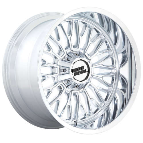 Moto Metal Wheels Stinger MO809 Chrome 22x10 -18mm Offset 5x127 (5x5),5x139.7 (5x5.5) | Fits Jeep Wrangler 07-Present and Jeep Gladiator