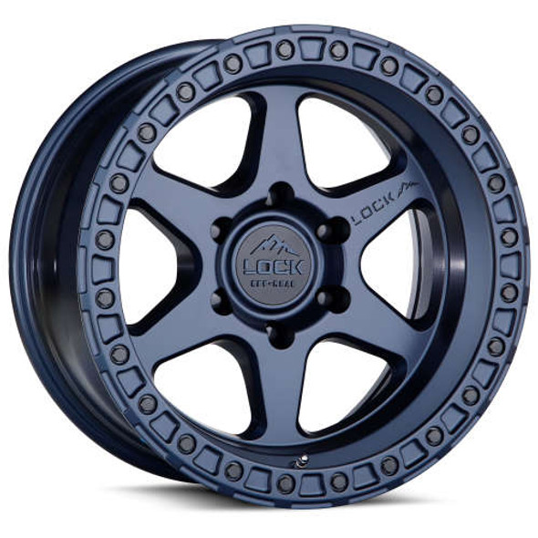 Lock Offroad Wheels Olympus Matte Blue 20x9 0mm Offset 5x127 (5x5) | Fits Jeep Wrangler 07-Up and Jeep Gladiator Lock Offroad Wheels Olympus Matte Blue 20x9 0mm Offset 5x127 (5x5) | Fits Jeep Wrangler 07-Up and Jeep Gladiator