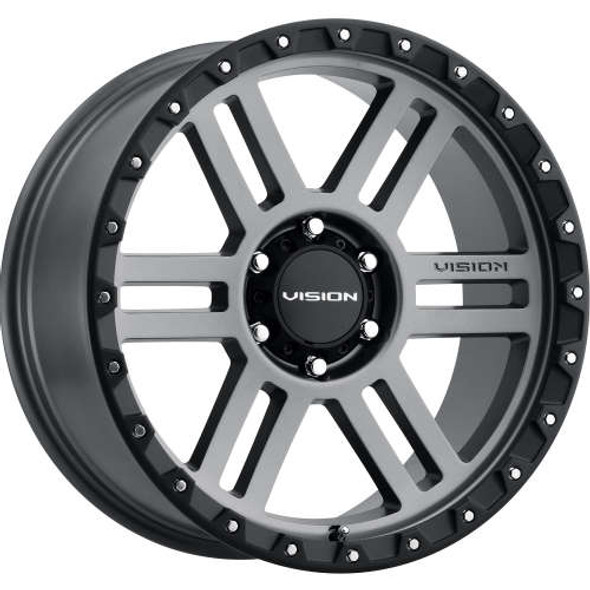 Vision Wheels Manx 2 354 Satin Grey 18x9 -12mm Offset 5x127 (5x5) | Fits Jeep Wrangler 07-Up and Jeep Gladiator Vision Wheels Manx 2 354 Satin Grey 18x9 -12mm Offset 5x127 (5x5) | Fits Jeep Wrangler 07-Up and Jeep Gladiator