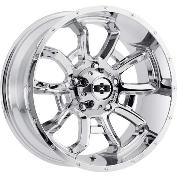 Vision Wheels Bomb 415 Chrome 20x12 -51mm Offset 5x127 (5x5) | Fits Jeep Wrangler 07-Up and Jeep Gladiator Vision Wheels Bomb 415 Chrome 20x12 -51mm Offset 5x127 (5x5) | Fits Jeep Wrangler 07-Up and Jeep Gladiator