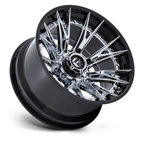 Fuel Offroad Wheels Catalyst FC402 Chrome With Gloss Black Lip 24x12 -44mm Offset 8x165.1 (8x6.5)