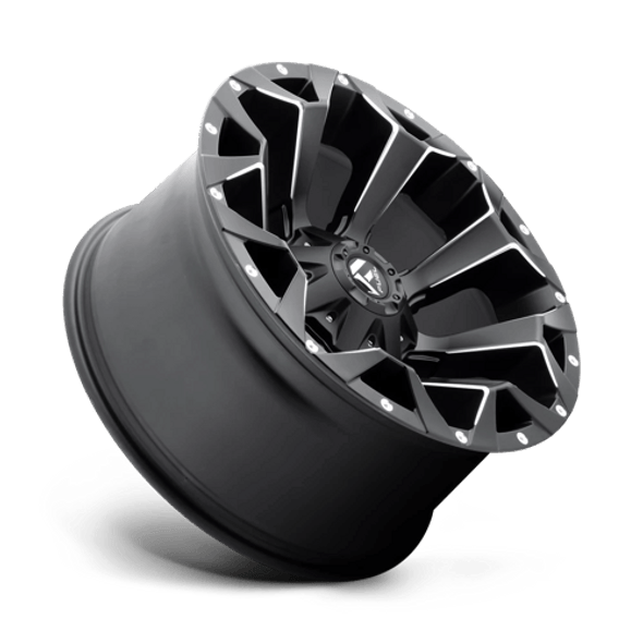 Fuel Offroad Wheels Assault D546 Matte Black Milled 18x9 1mm Offset 8x170