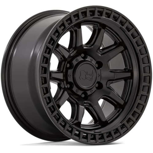 Black Rhino Wheels Calico Matte Black 17x8.5 -10mm Offset 5x127 (5x5) | Fits Jeep Wrangler 07-Up and Jeep Gladiator