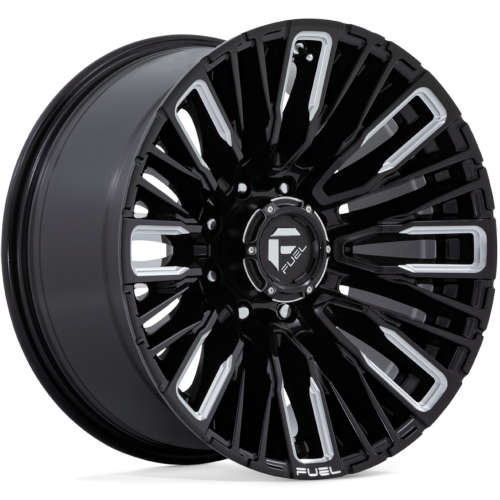 Fuel Offroad Wheels Rebar D849 Gloss Black Milled 20x10 -18mm Offset 8x170