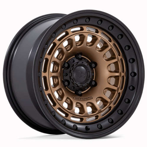 Black Rhino Wheels Sahara BR014 Matte Bronze with Gloss Black Lip 17x9 0mm Offset 5x127 (5x5) | Fits Jeep Wrangler 07-Up and Jeep Gladiator