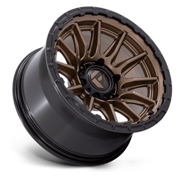 Fuel Offroad Wheels Piston FC866 Matte Bronze with Gloss Black Lip 17x9 1mm Offset 5x127 (5x5) | Fits Jeep Wrangler 07-Up and Jeep Gladiator Fuel Offroad Wheels Piston FC866 Matte Bronze with Gloss Black Lip 17x9 1mm Offset 5x127 (5x5) | Fits Jeep Wrangler 07-Up and Jeep Gladiator