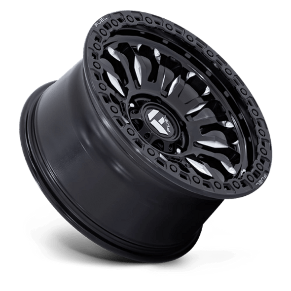 Fuel Offroad Wheels Rincon FC857 Gloss Black Milled 17x9 1mm Offset 5x127 (5x5) | Fits Jeep Wrangler 07-Up and Jeep Gladiator