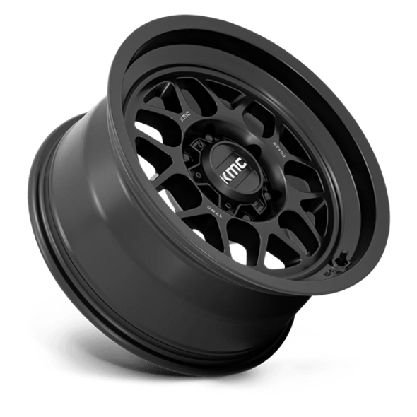 KMC Wheels Terra KM725 Satin Black 17x8.5 0mm Offset 5x127 (5x5) | Fits Jeep Wrangler 07-Up and Jeep Gladiator KMC Wheels Terra KM725 Satin Black 17x8.5 0mm Offset 5x127 (5x5) | Fits Jeep Wrangler 07-Up and Jeep Gladiator