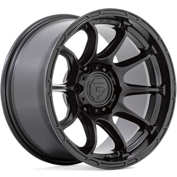 Fuel Offroad Wheels Variant D791 Matte Black 17x9 1mm Offset 5x127 (5x5) | Fits Jeep Wrangler 07-Up and Jeep Gladiator