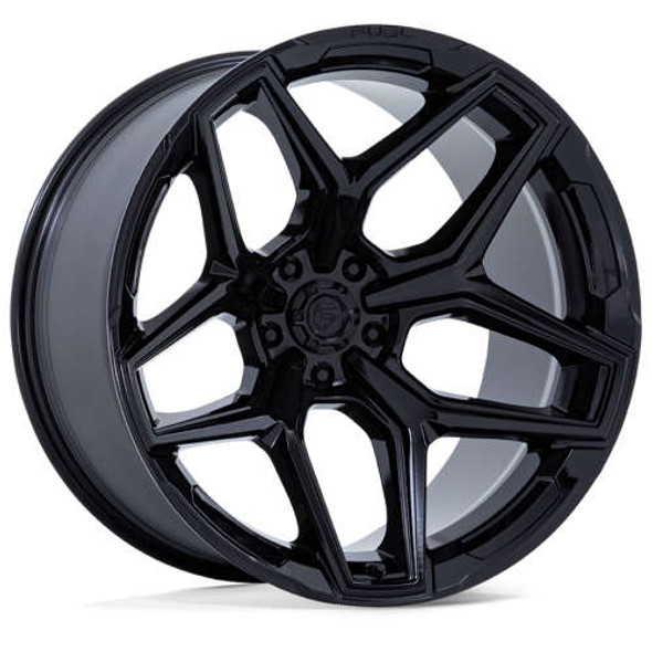 Fuel Offroad Wheels Flux FC854 Gloss Black 17x9 -12mm Offset 5x127 (5x5) | Fits Jeep Wrangler 07-Up and Jeep Gladiator Fuel Offroad Wheels Flux FC854 Gloss Black 17x9 -12mm Offset 5x127 (5x5) | Fits Jeep Wrangler 07-Up and Jeep Gladiator
