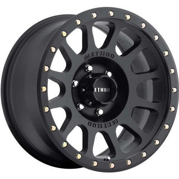 Method Wheels NV MR305 Matte Black 20x10 -18mm Offset 5x127 (5x5) | Fits Jeep Wrangler 07-Up and Jeep Gladiator