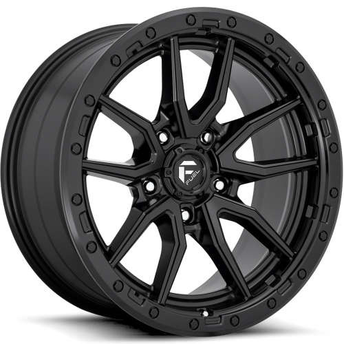 Fuel Offroad Wheels Rebel D679 Matte Black 18x9 20mm Offset 5x139.7 (5x5.5)