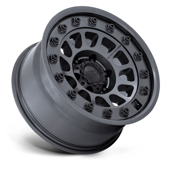 Black Rhino Wheels Outback BR012 Matte Gunmetal 17x8.5 -10mm Offset 5x127 (5x5) | Fits Jeep Wrangler 07-Up and Jeep Gladiator