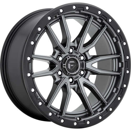 Fuel Offroad Wheels Rebel D680 Anthracite w/ Black Lip 22x9 20mm Offset 6x139.7 (6x5.5)