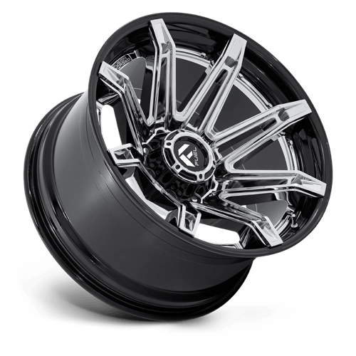 Fuel Offroad Wheels Brawl FC401 Chrome With Gloss Black Lip 22x12 -44mm Offset 6x135