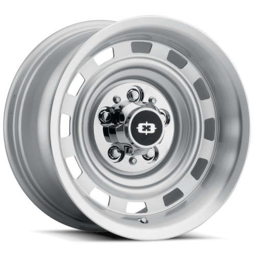 Vision Wheels Cheyenne 54 Silver Machined Lip 15x10 -12mm Offset 5x127 (5x5) | Fits Jeep Wrangler 07-Present and Jeep Gladiator