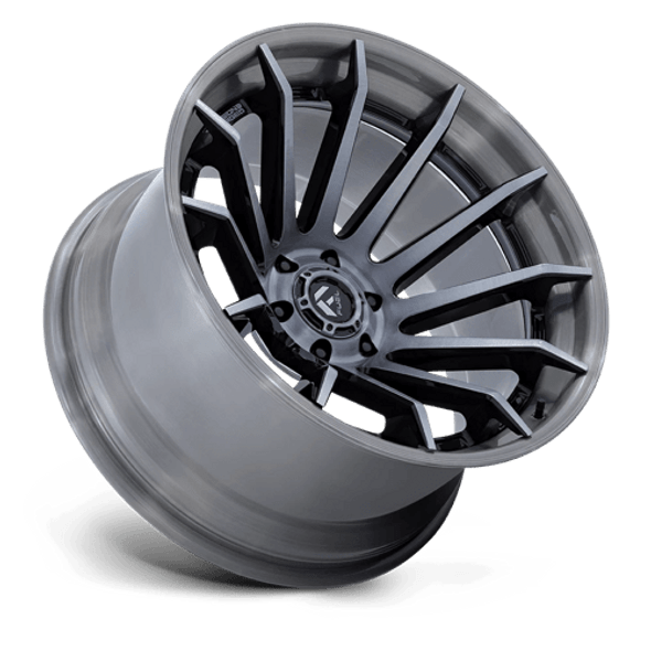 Fuel Offroad Wheels Burn FC403 Gloss Black With Gray Tint 22x10 -18mm Offset 5x127 (5x5) | Fits Jeep Wrangler 07-Present and Jeep Gladiator
