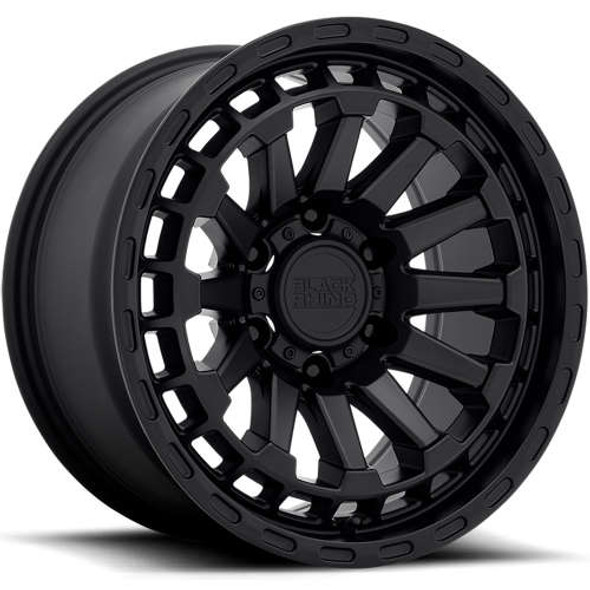 Black Rhino Wheels Raid Matte Black 20x9.5 -18mm Offset 5x127 (5x5) | Fits Jeep Wrangler 07-Up and Jeep Gladiator