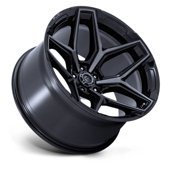 Fuel Offroad Wheels Flux FC854 Gloss Black Brushed Face With Gray Tint 17x9 1mm Offset 5x127 (5x5) | Fits Jeep Wrangler 07-Up and Jeep Gladiator Fuel Offroad Wheels Flux FC854 Gloss Black Brushed Face With Gray Tint 17x9 1mm Offset 5x127 (5x5) | Fits Jeep Wrangler 07-Up and Jeep Gladiator
