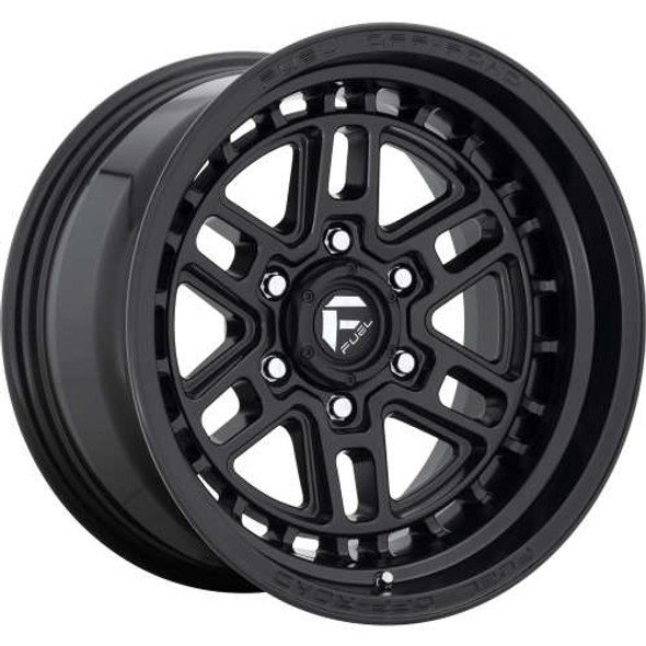 Fuel Offroad Wheels Nitro D667 Matte Black 17x9 -12mm Offset 5x127 (5x5) | Fits Jeep Wrangler 07-Up and Jeep Gladiator