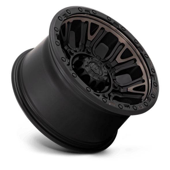 Fuel Offroad Wheels Traction D824 Matte Black With Double Dark Tint 17x9 1mm Offset 5x127 (5x5) | Fits Jeep Wrangler 07-Up and Jeep Gladiator