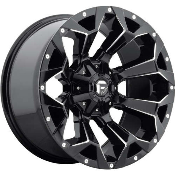 Fuel Offroad Wheels Assault D576 Gloss Black Milled 18x9 -13mm Offset 6x135,6x139.7 (6x5.5)