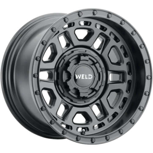 WELD Offroad Wheels Crux W119 Satin Black 20x12 -44mm Offset 5x127 (5x5),5x139.7 (5x5.5) | Fits Jeep Wrangler 07-Up and Jeep Gladiator