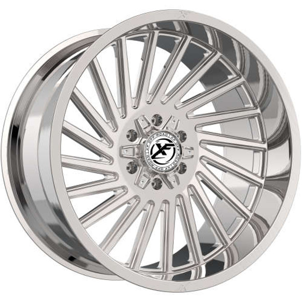 XF Offroad Wheels XF-239 Chrome 20x10 -12mm Offset 5x127 (5x5),5x139.7 (5x5.5) | Fits Jeep Wrangler 07-Up and Jeep Gladiator