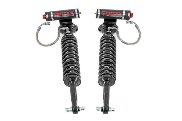 Rough Country Vertex 2.5 Adjustable Front Shocks | 6" Lift (19-23 Chevy Silverado/GMC Sierra 1500 | 4WD) 689017
