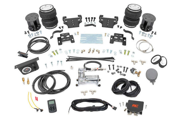 Rough Country Air Spring Kit w/compressor | Wireless Controller | 6" Lift Kit | 01-10 Chevy Silverado/GMC Sierra 2500HD 100064WC