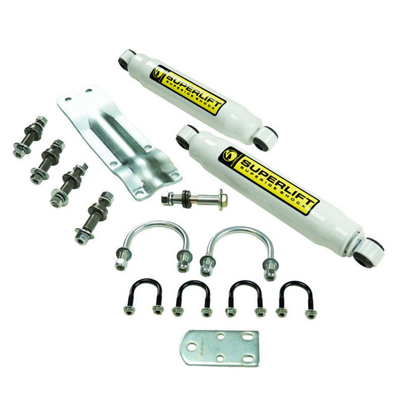 SUPERLIFT Dual Steering Stabilizer Kit w/ SUPERLIFT Shocks | 80-86 Chevrolet/GMC K10/K20/K5 Blazer/K1500/K2500 | 85-93 Dodge W250 4WD 92660 SUPERLIFT Dual Steering Stabilizer Kit w/ SUPERLIFT Shocks | 80-86 Chevrolet/GMC K10/K20/K5 Blazer/K1500/K2500 | 85-93 Dodge W250 4WD 92660