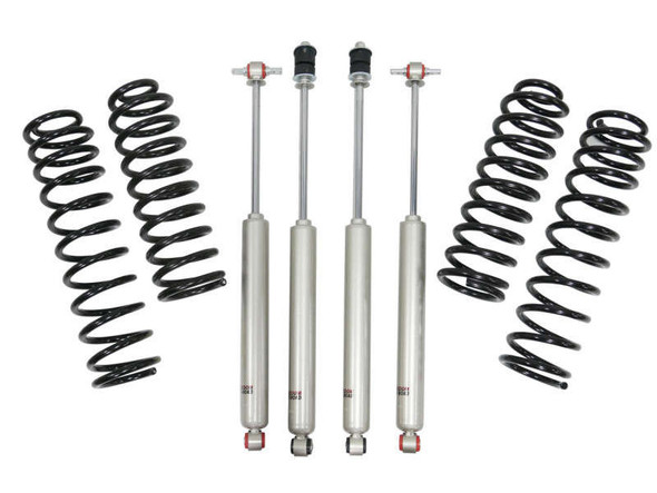Freedom Offroad 2.5" Front 2.5" Rear Lift Springs w/Shocks (18-25 Jeep Wrangler JL | Gas | 2/4 Door) FO-J104F25+FO-J104R25+FO-J304 Freedom Offroad 2.5" Front 2.5" Rear Lift Springs w/Shocks (18-25 Jeep Wrangler JL | Gas | 2/4 Door) FO-J104F25+FO-J104R25+FO-J304