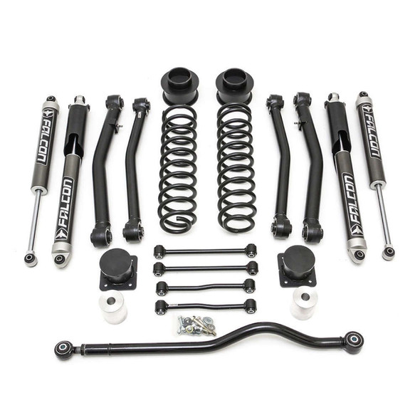 ReadyLIFT 4" Terrain Flex 4-Arm Kit w/ Falcon 2.1 Monotube Shocks (20-25 Jeep Gladiator JT) 69-6041