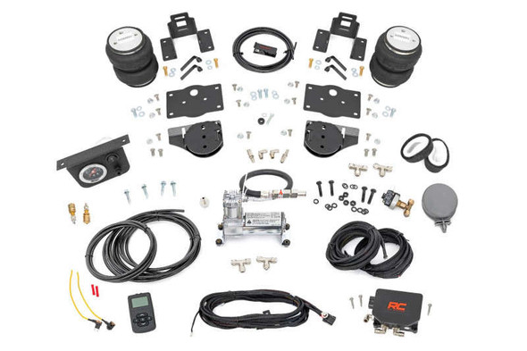 Rough Country Air Spring Kit w/ Onboard Air Compressor and Wireless Remote (19-25 Ram 1500 | 4WD) 10035WC