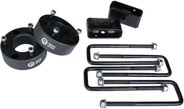 Freedom Offroad 3" Front Strut Spacers 2" Rear Lift Blocks w/U Bolts (04-24 Nissan Titan) FO-N601-2AL Freedom Offroad 3" Front Strut Spacers 2" Rear Lift Blocks w/U Bolts (04-24 Nissan Titan) FO-N601-2AL